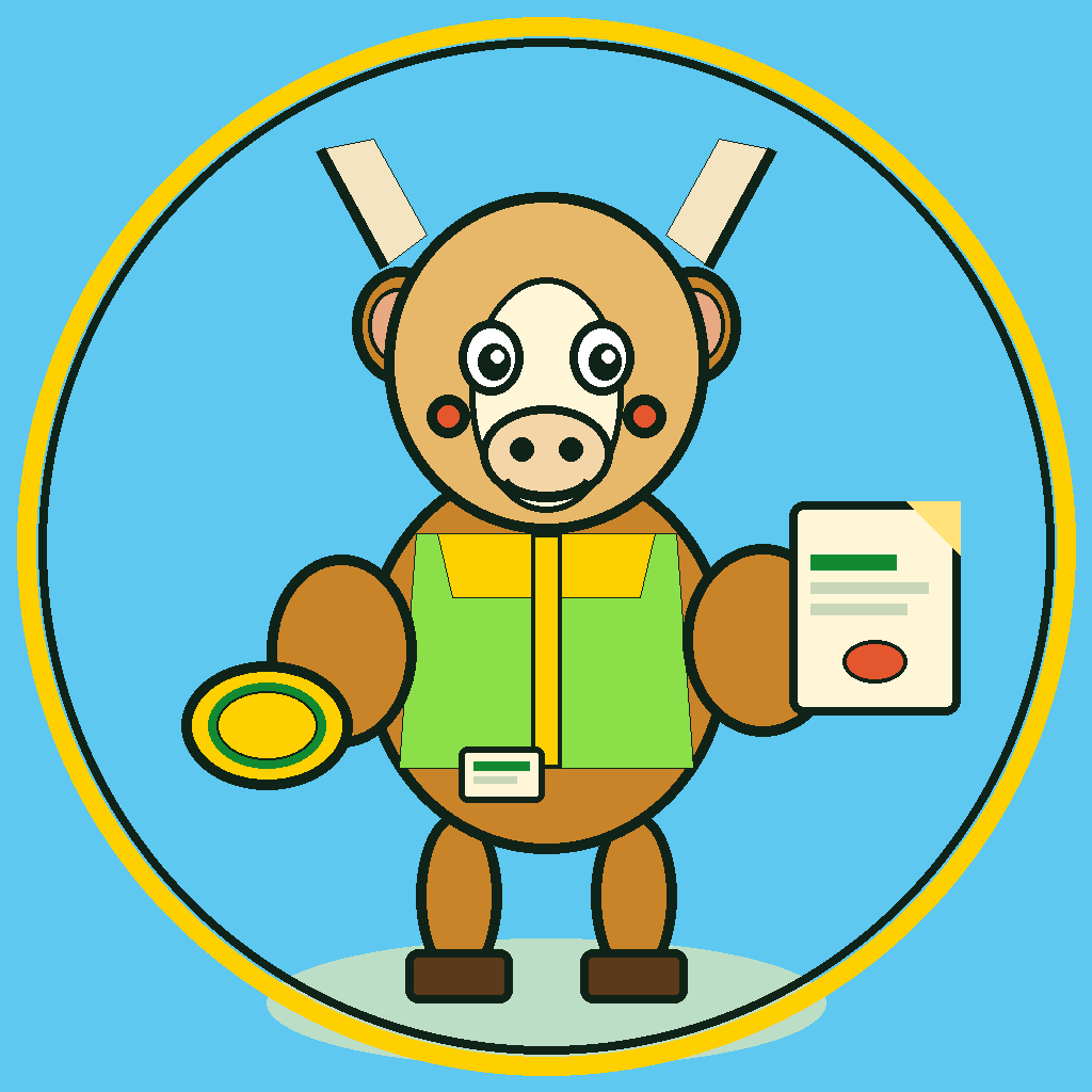 Protea braai-skottie mascot